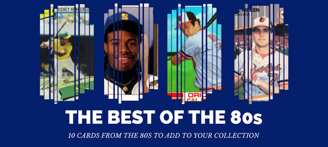 Best Baseball Cards of the 1980s