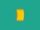yellow package icon on green background