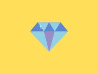 diamond icon on yellow background