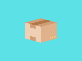 package icon on light blue background