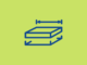 slab icon with arrows pointing to width and length dimensions