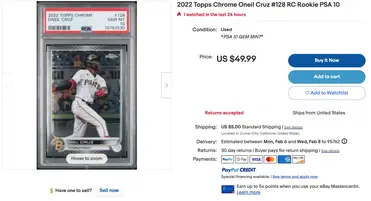 Oneil Cruz 2022 Topps Gold #537 Price Guide - Sports Card Investor