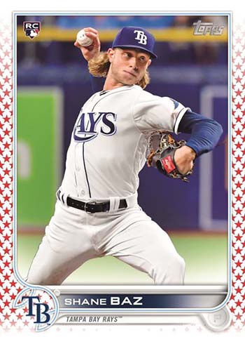 shane baz topps baseball card