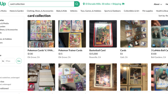 offerup card collection example