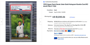 Best, Most Valuable Derek Jeter Rookie Cards, Gallery, Top Guide