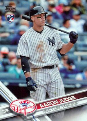 Aaron Judge 2017 Topps #NYY-16 Yankees Set Variation Rookie