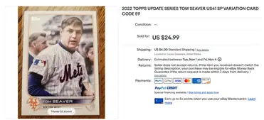  Baseball Trading Card MLB 2022 Topps Update #US137