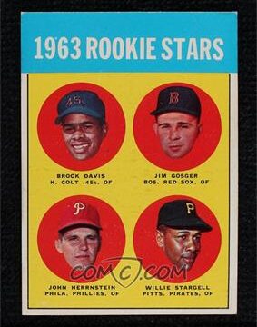 1963 Topps Willie Stargell Rookie Card #553
