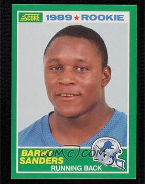 1989 Score Barry Sanders #257 Rookie Card