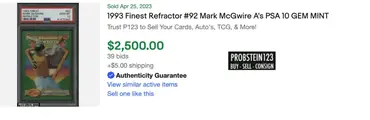 The Most Expensive Mark McGwire Cards of All-Time // ONE37pm