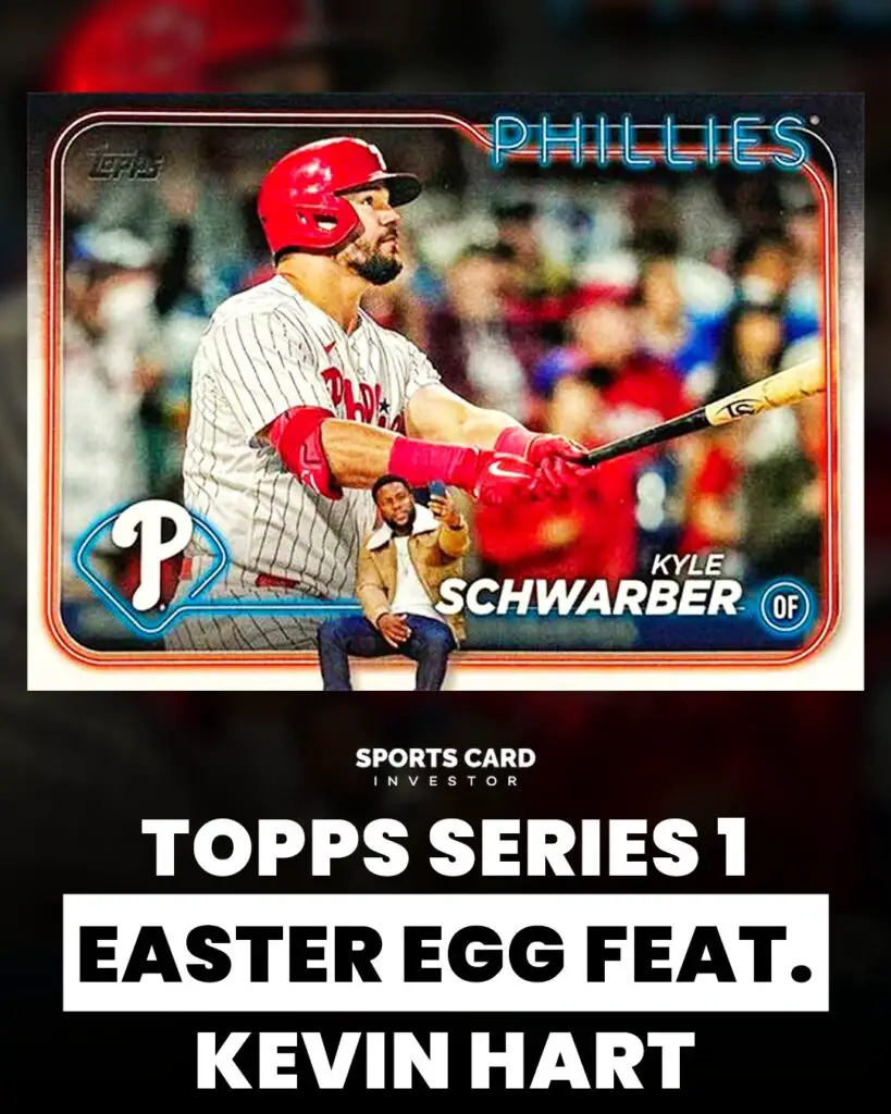 Kevin Hart Parallel As Easter Egg In 2024 Topps Series 1 Cards